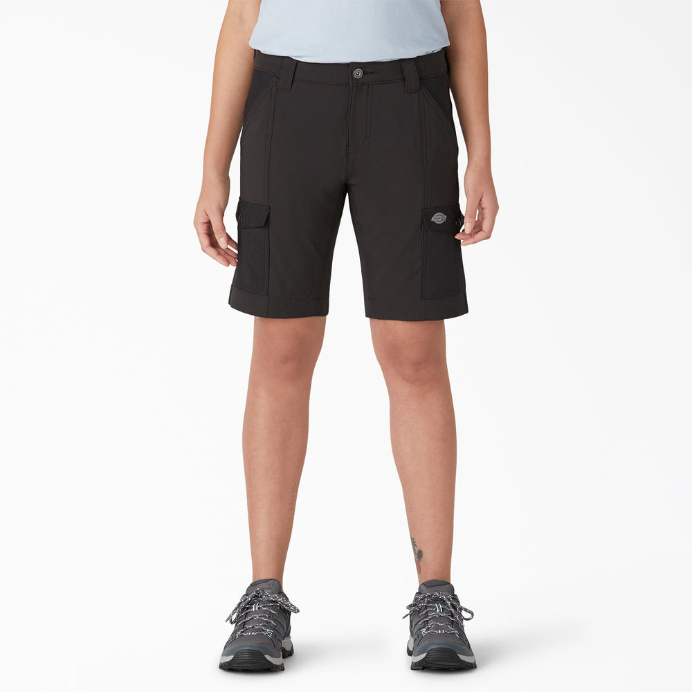 Women's Cooling Slim Fit Cargo Shorts, 10"