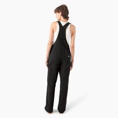 Women’s Pinstripe Service Bib Overalls
