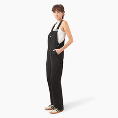 Women’s Pinstripe Service Bib Overalls