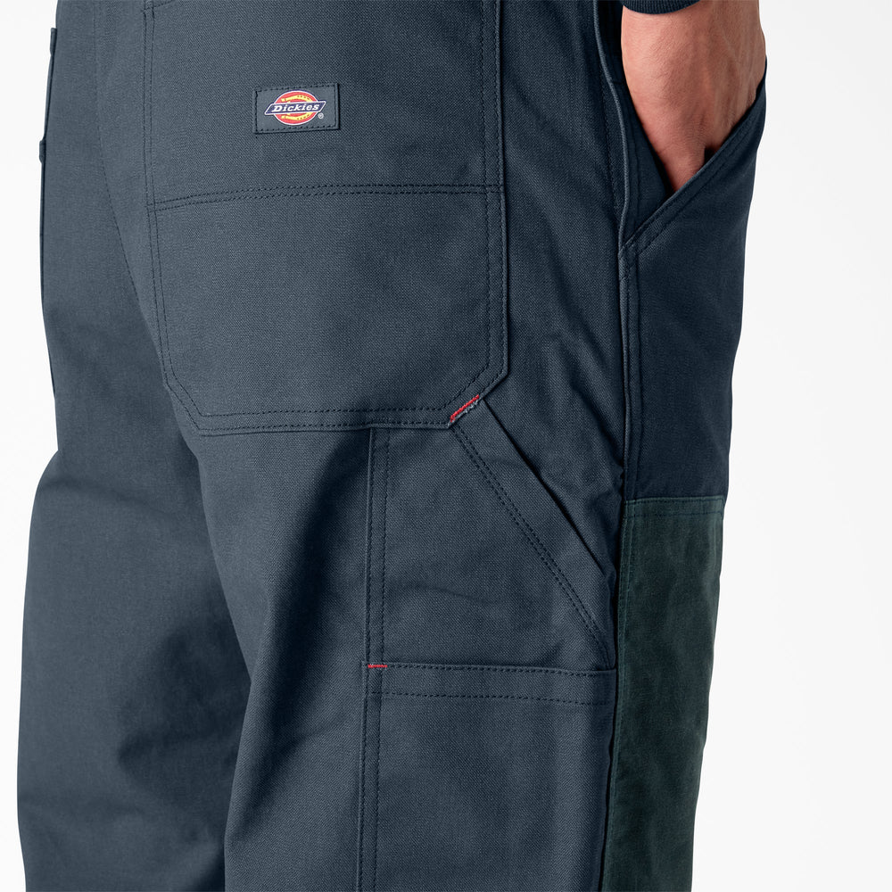 Waxed Canvas Double Front Bib Overalls