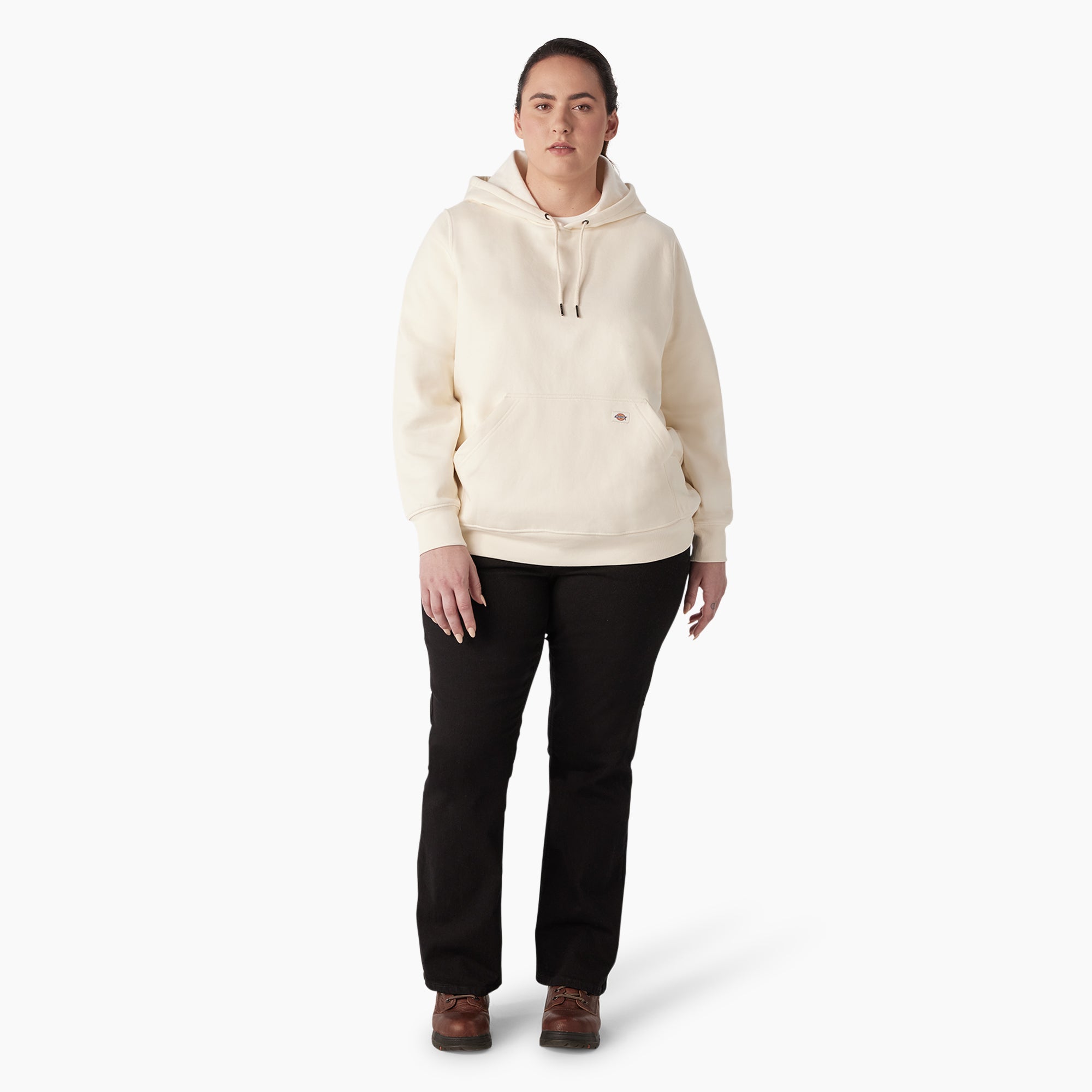 Women's Plus Water Repellent Sleeve Logo Hoodie