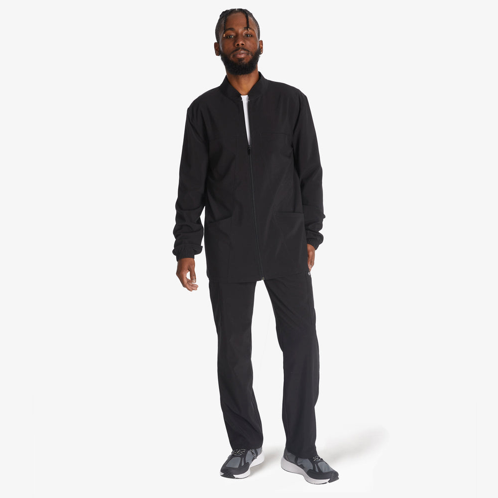 Men's EDS Essentials Zip Front Scrub Jacket