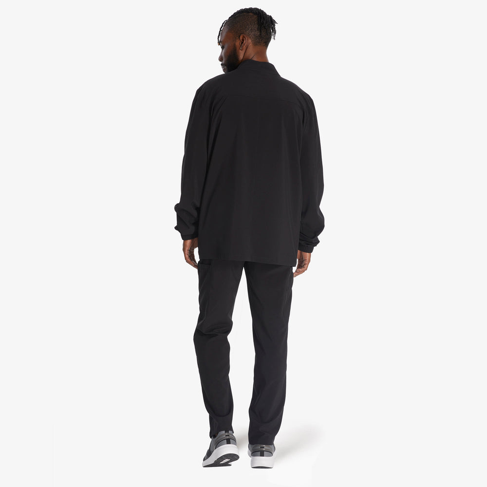 Men's EDS Essentials Zip Front Scrub Jacket