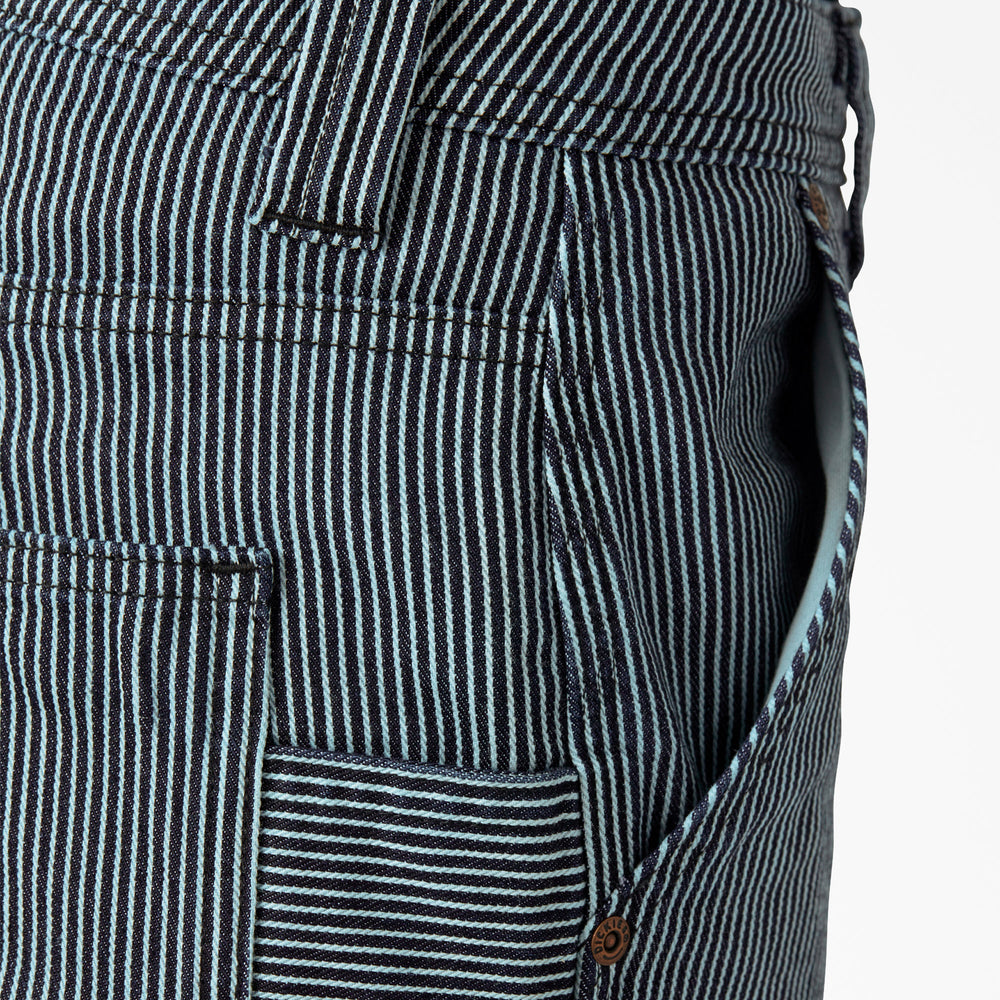 Women's FLEX Relaxed Fit Hickory Stripe Carpenter Pants
