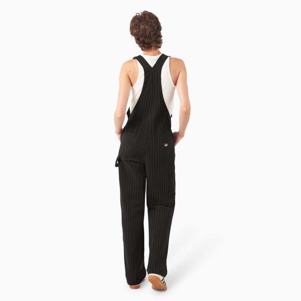 Women’s Pinstripe Service Bib Overalls