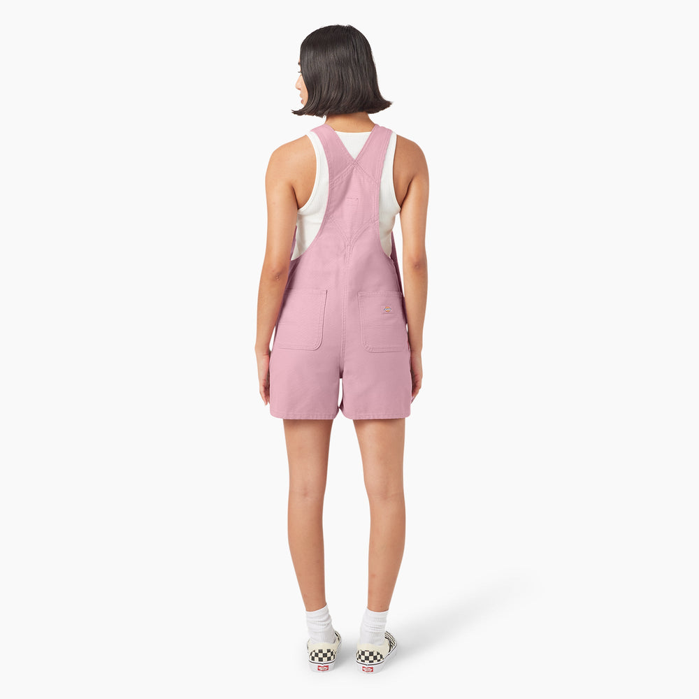 Women's Duck Canvas Bib Shortalls, 4"