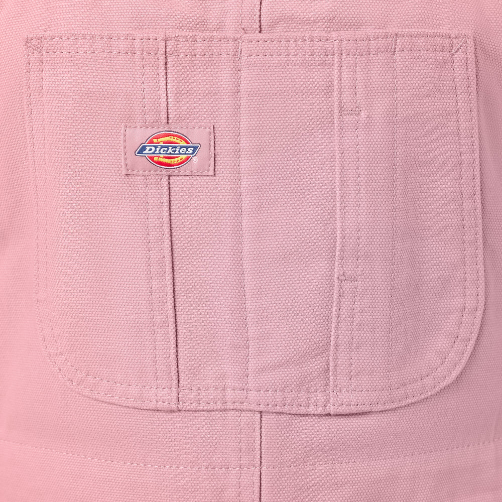 Women's Duck Canvas Bib Shortalls, 4"