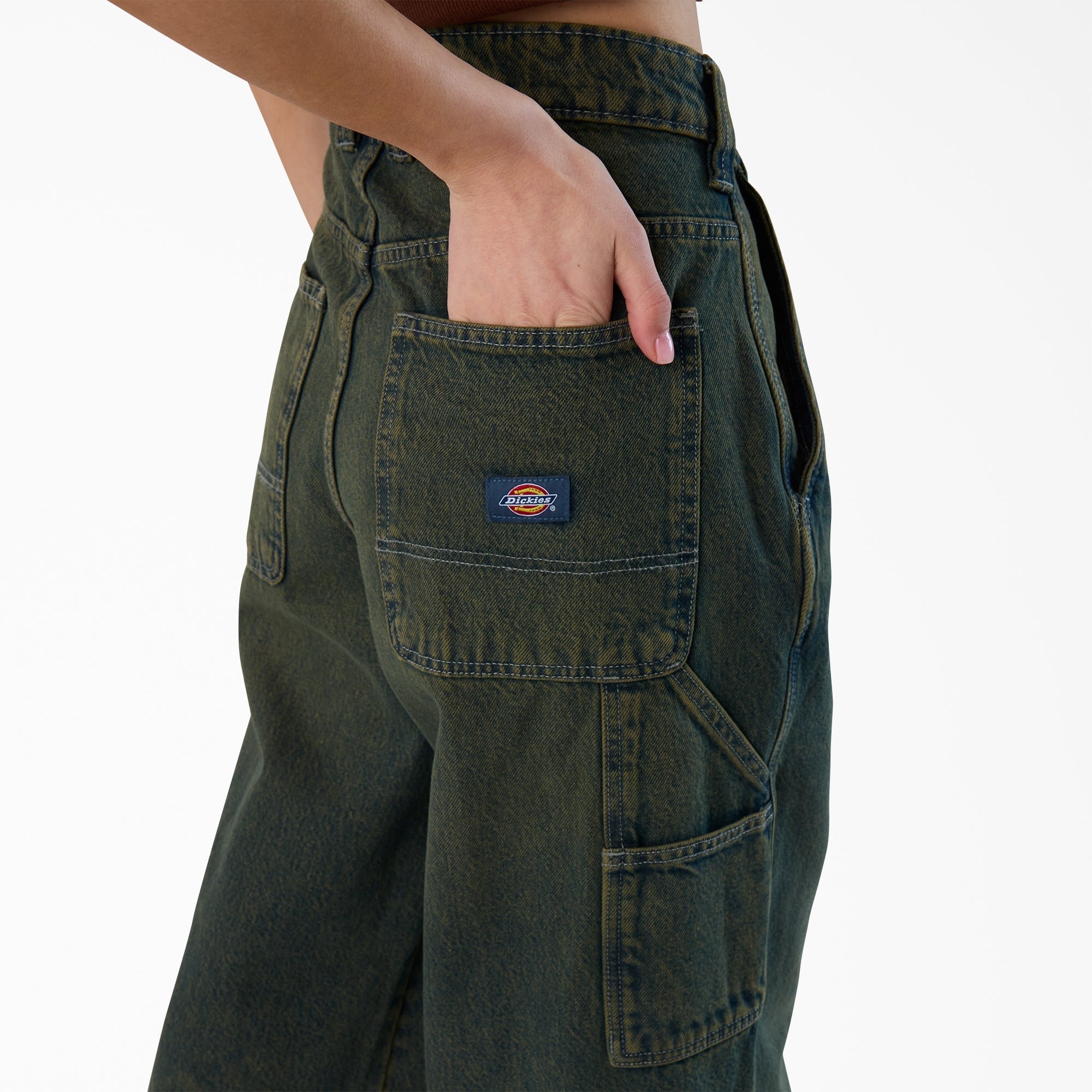 Women’s Loose Fit Denim Carpenter Jeans