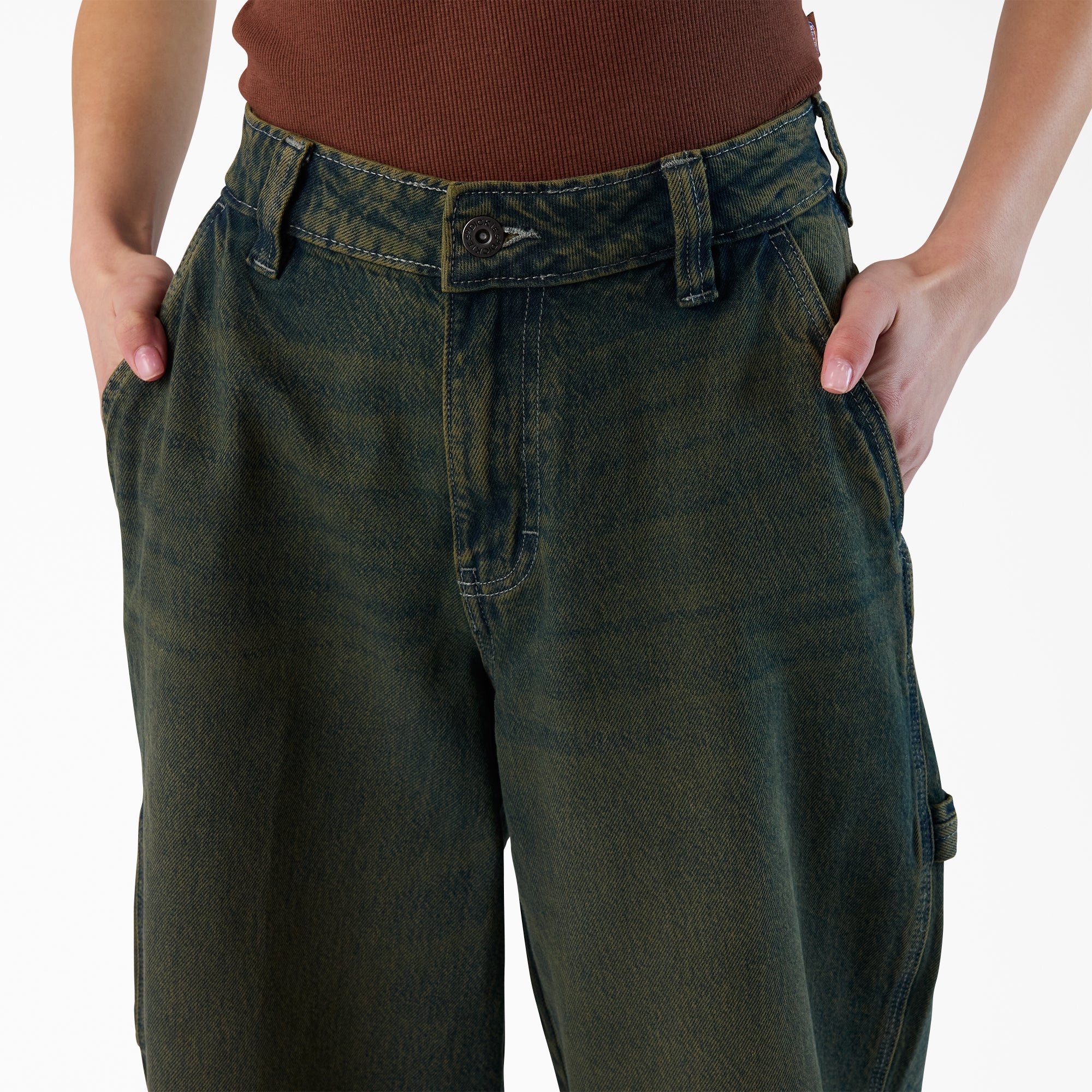 Women’s Loose Fit Denim Carpenter Jeans