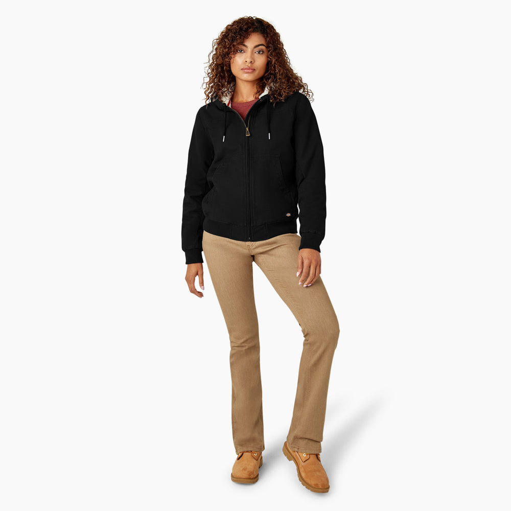Women's Fleece Lined Duck Canvas Jacket